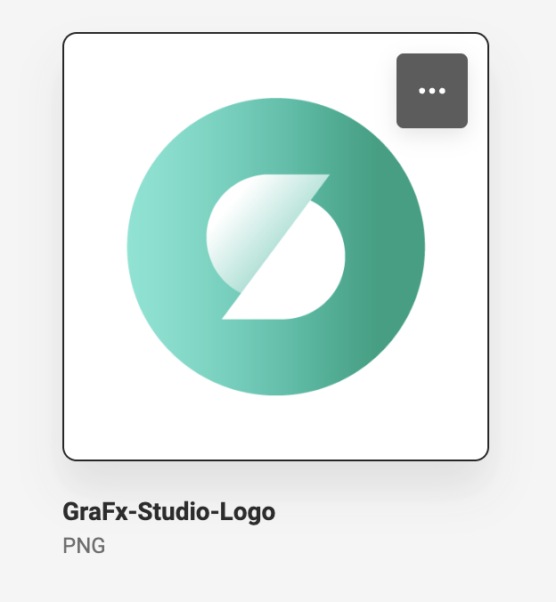 grafx media asset icon