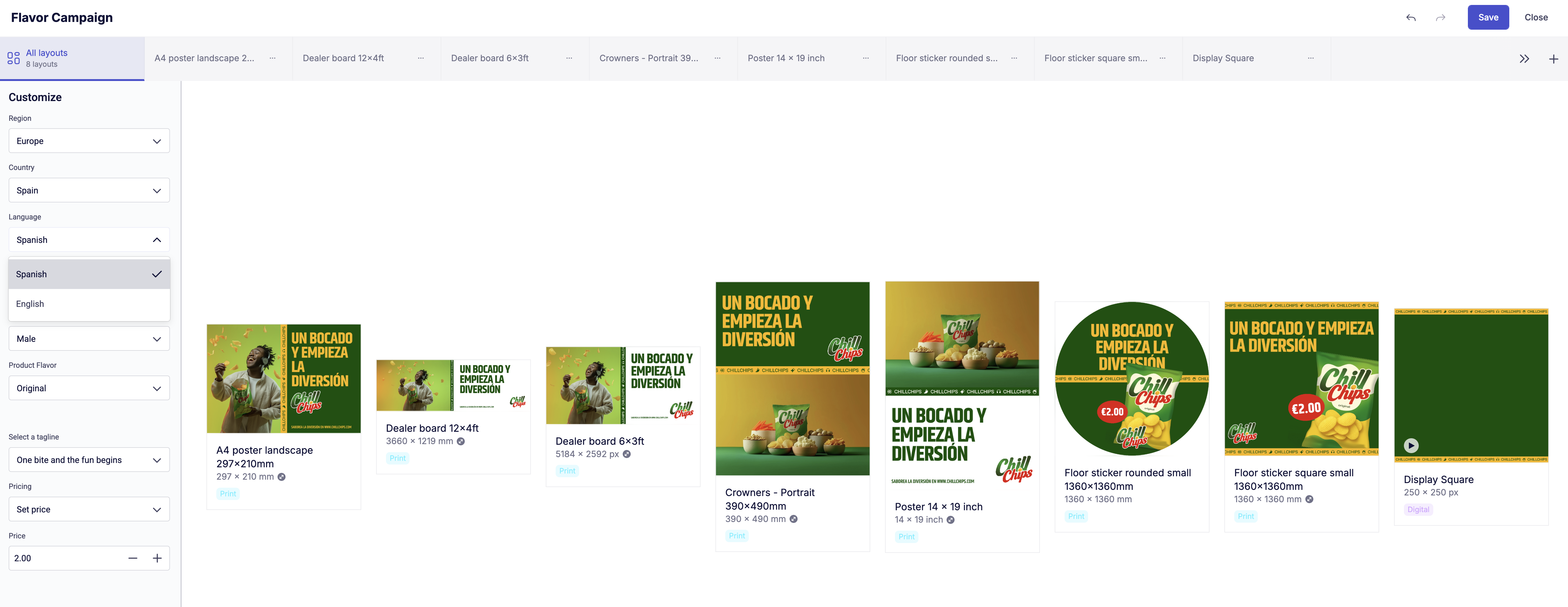 Updating content all at once