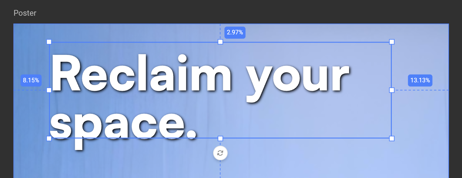 Drop shadow over different image
