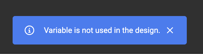 Canvas showing no highlighted placements for the selected variable