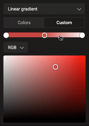 Gradient stop removal
