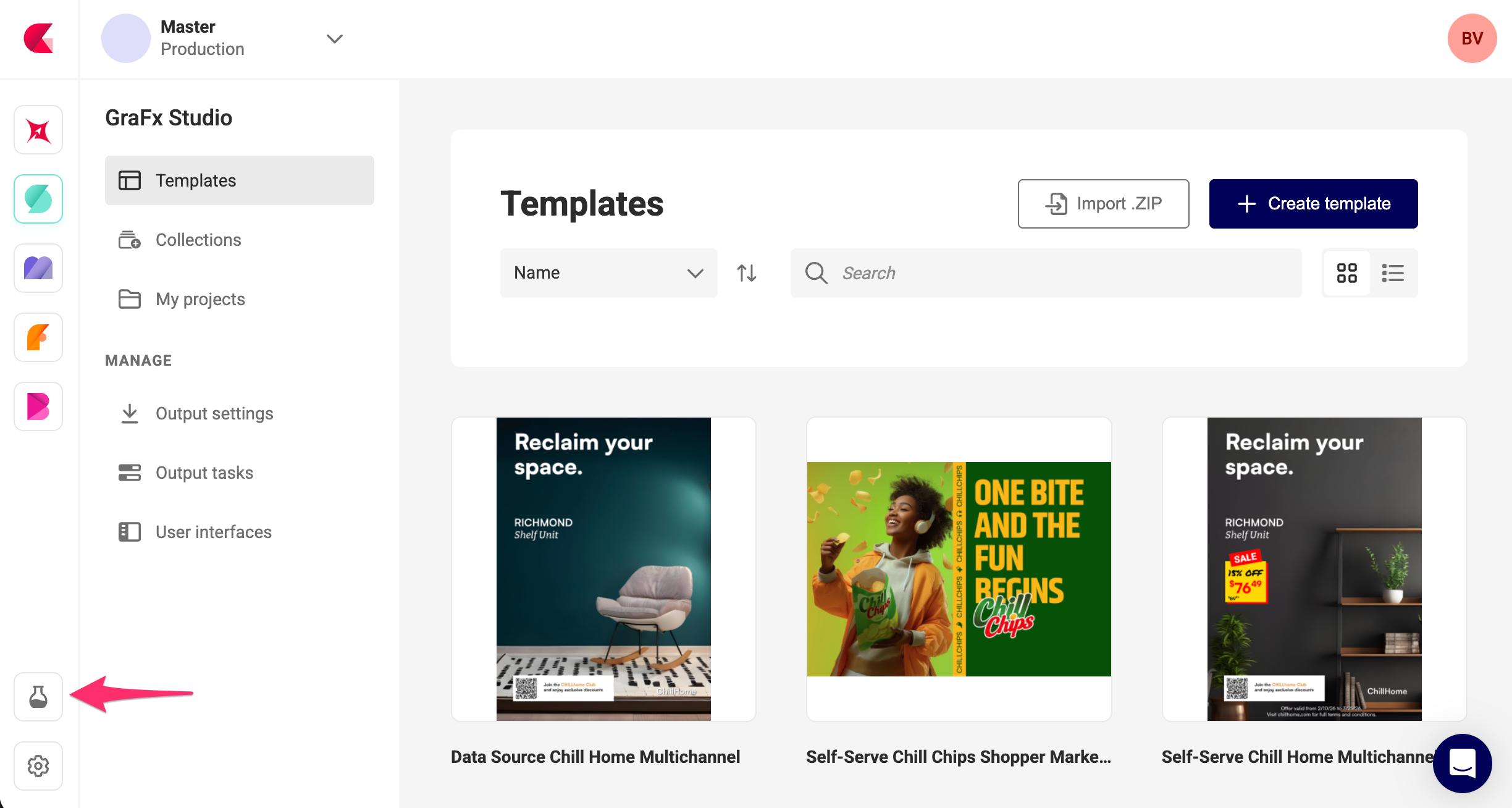 GraFx Labs landing page